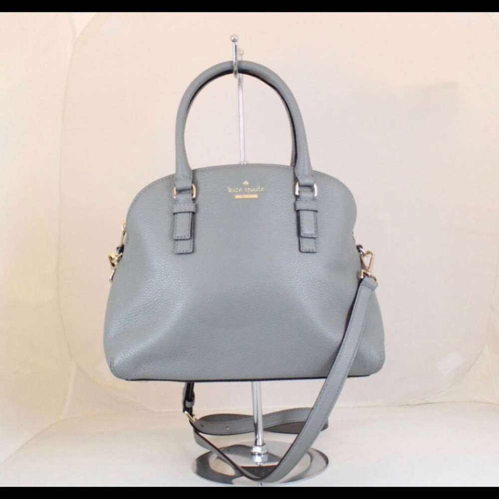 Kate Spade Grey leather Satchel